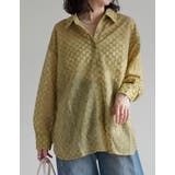 フラワーレースジャガードシアーシャツ | Re:EDIT | 詳細画像14 