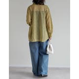 フラワーレースジャガードシアーシャツ | Re:EDIT | 詳細画像17 