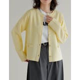 [新色追加]メタリックボタンニットカーディガン | Re:EDIT | 詳細画像12 