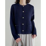 [新色追加]メタリックボタンニットカーディガン | Re:EDIT | 詳細画像14 