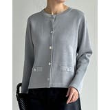 メタリックボタンカーディガン | Re:EDIT | 詳細画像2