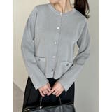 メタリックボタンカーディガン | Re:EDIT | 詳細画像27