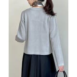 メタリックボタンカーディガン | Re:EDIT | 詳細画像28