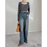 スムースリブハートネックロングTシャツ | Re:EDIT | 詳細画像11