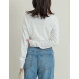 スムースリブハートネックロングTシャツ | Re:EDIT | 詳細画像16