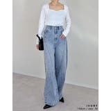 スムースリブハートネックロングTシャツ | Re:EDIT | 詳細画像21