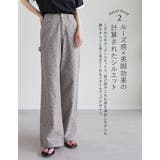 [低身長/高身長サイズ有]花柄or無地カツラギワークデザインペインターパンツ | Re:EDIT | 詳細画像10 