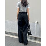 [低身長/高身長サイズ有]花柄or無地カツラギワークデザインペインターパンツ | Re:EDIT | 詳細画像22 