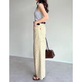 [低身長/高身長サイズ有]花柄or無地カツラギワークデザインペインターパンツ | Re:EDIT | 詳細画像28 