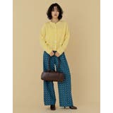 フラワー刺繍ライトオンスデニムワイドパンツ | Re:EDIT | 詳細画像10