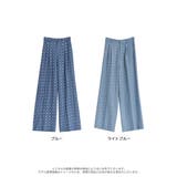 フラワー刺繍ライトオンスデニムワイドパンツ | Re:EDIT | 詳細画像18