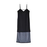 [低身長サイズ有]花柄orドット柄デシンキャミソールワンピース | Re:EDIT | 詳細画像15 