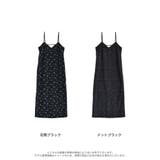 [低身長サイズ有]花柄orドット柄デシンキャミソールワンピース | Re:EDIT | 詳細画像17 