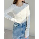 アイボリー(604) | [2点セット]マルチWAYテレコリブキャミソール＆カーディガンアンサンブル | Re:EDIT