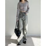 [2点セット]マルチWAYテレコリブキャミソール＆カーディガンアンサンブル | Re:EDIT | 詳細画像22 