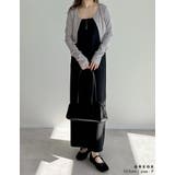 [2点セット]マルチWAYテレコリブキャミソール＆カーディガンアンサンブル | Re:EDIT | 詳細画像24 