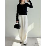 [2点セット]マルチWAYテレコリブキャミソール＆カーディガンアンサンブル | Re:EDIT | 詳細画像25 