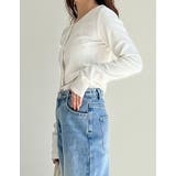 [2点セット]マルチWAYテレコリブキャミソール＆カーディガンアンサンブル | Re:EDIT | 詳細画像30 