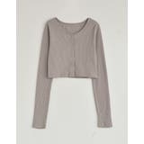 [2点セット]マルチWAYテレコリブキャミソール＆カーディガンアンサンブル | Re:EDIT | 詳細画像34 