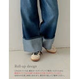 コットンロールアップワイドデニムパンツ | Re:EDIT | 詳細画像8