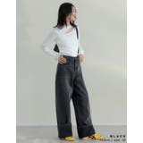 コットンロールアップワイドデニムパンツ | Re:EDIT | 詳細画像40