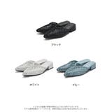 フェイクレザーメッシュポインテッドトゥローヒールサンダル | Re:EDIT | 詳細画像18