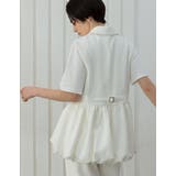 ツイルウエスト切り替えバルーンテーラードベスト | Re:EDIT | 詳細画像16