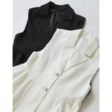 ツイルウエスト切り替えバルーンテーラードベスト | Re:EDIT | 詳細画像3