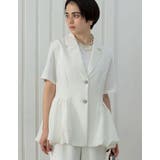 ツイルウエスト切り替えバルーンテーラードベスト | Re:EDIT | 詳細画像5