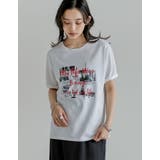 ホワイト(502) | [UVカット][接触冷感][紫外線対策]コラージュフォトロゴTシャツ | Re:EDIT