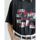 [UVカット][接触冷感][紫外線対策]コラージュフォトロゴTシャツ | Re:EDIT | 詳細画像17 