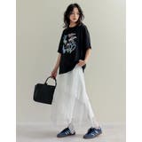 [UVカット][接触冷感]オーバーサイズプラネットグラフィックTシャツ | Re:EDIT | 詳細画像16 