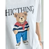 [UVカット][接触冷感]オーバーサイズベアプリントTシャツ | Re:EDIT | 詳細画像11 