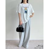 [UVカット][接触冷感]オーバーサイズベアプリントTシャツ | Re:EDIT | 詳細画像13 