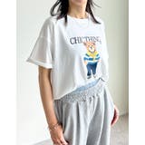 [UVカット][接触冷感]オーバーサイズベアプリントTシャツ | Re:EDIT | 詳細画像15 