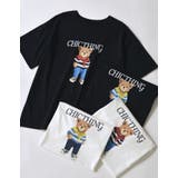 [UVカット][接触冷感]オーバーサイズベアプリントTシャツ | Re:EDIT | 詳細画像2 