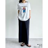 [UVカット][接触冷感]オーバーサイズベアプリントTシャツ | Re:EDIT | 詳細画像10 
