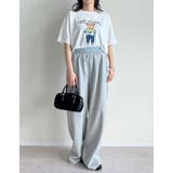 [UVカット][接触冷感]オーバーサイズベアプリントTシャツ | Re:EDIT | 詳細画像26 
