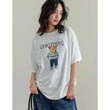 [UVカット][接触冷感]オーバーサイズベアプリントTシャツ | Re:EDIT | 詳細画像30 
