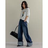 [UVカット][接触冷感]オーバーサイズベアプリントTシャツ | Re:EDIT | 詳細画像31 