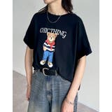 [UVカット][接触冷感]オーバーサイズベアプリントTシャツ | Re:EDIT | 詳細画像34 