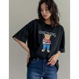 [UVカット][接触冷感]オーバーサイズベアプリントTシャツ | Re:EDIT | 詳細画像36 