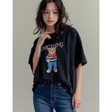 [UVカット][接触冷感]オーバーサイズベアプリントTシャツ | Re:EDIT | 詳細画像38 
