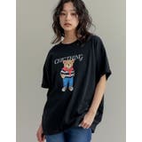 [UVカット][接触冷感]オーバーサイズベアプリントTシャツ | Re:EDIT | 詳細画像39 