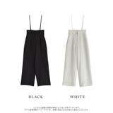 2WAYツイルサスペンダー付きバックレースアップハイウエストパンツ | Re:EDIT | 詳細画像18