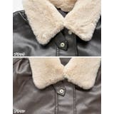 [2WAY]フェイクレザーティペット付きブルゾン | Re:EDIT | 詳細画像19 