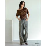 2WAYリブカットソードレープTシャツ | Re:EDIT | 詳細画像12