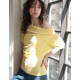 2WAYリブカットソードレープTシャツ | Re:EDIT | 詳細画像13
