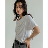 2WAYリブカットソードレープTシャツ | Re:EDIT | 詳細画像24