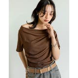 2WAYリブカットソードレープTシャツ | Re:EDIT | 詳細画像26